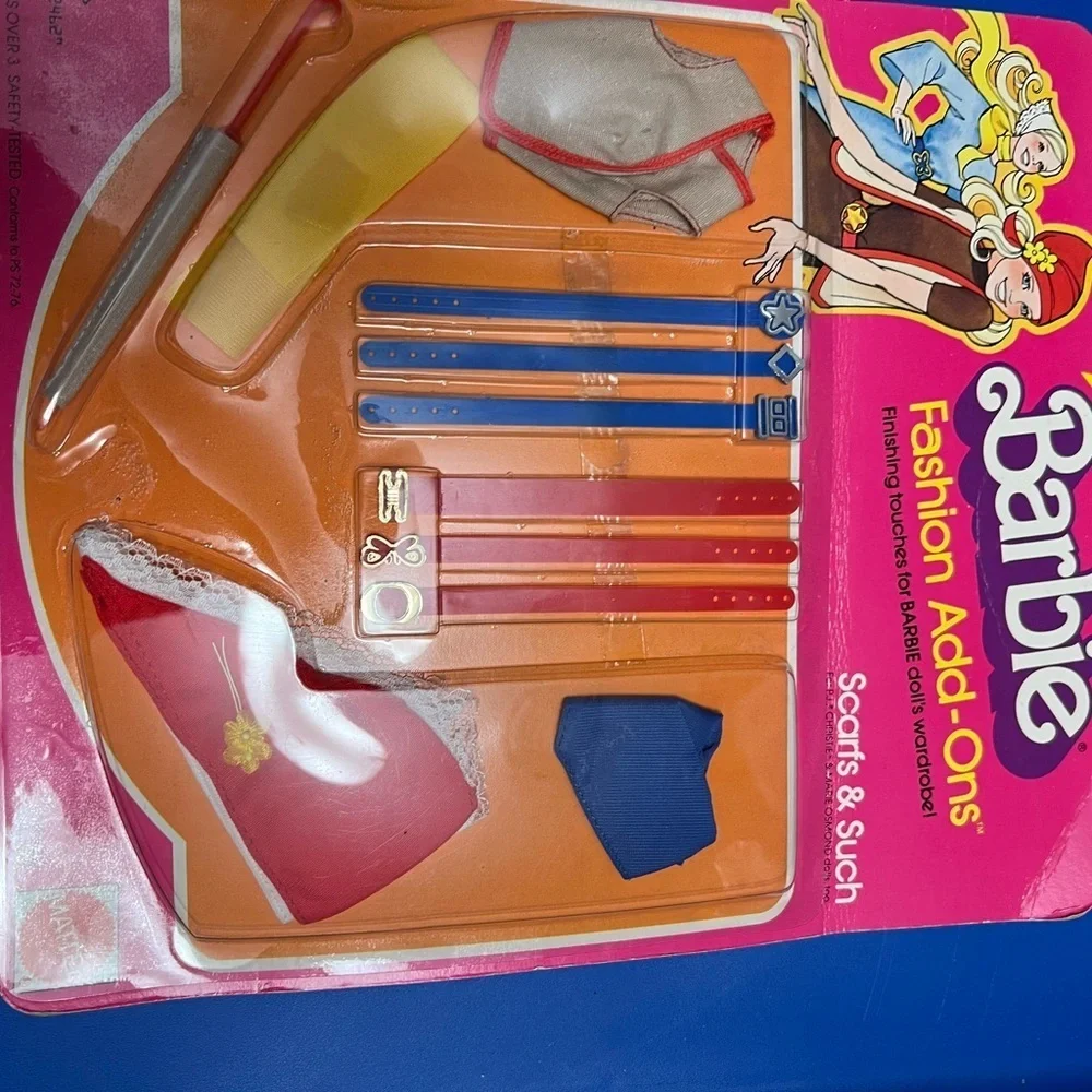1978 Mattel Barbie Fashion Ad Ons Scarfs and Such NEW